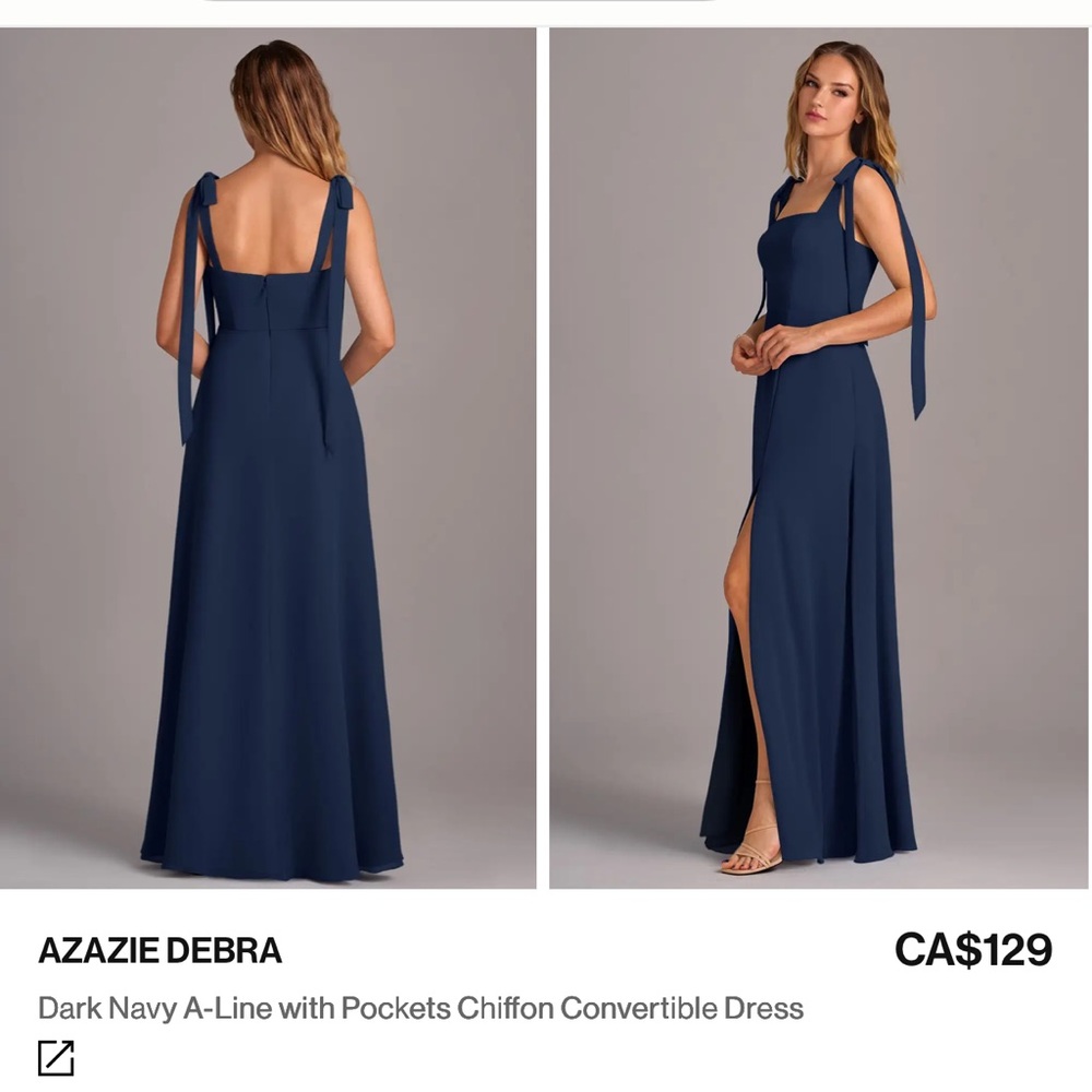 Azazie Debra A-Line with Pockets Bridesmaid Dress